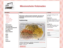 Tablet Screenshot of missionsheim.de